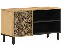TV staliukas Televizoriaus spintelė, 80x31x46cm, mango medienos masyvas