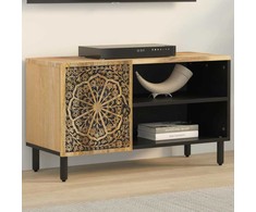 TV staliukas Televizoriaus spintelė, 80x31x46cm, mango medienos masyvas