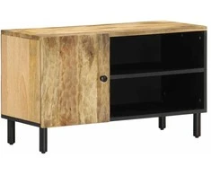 TV staliukas Televizoriaus spintelė, 80x31x46cm, mango medienos masyvas