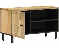 TV staliukas Televizoriaus spintelė, 80x31x46cm, mango medienos masyvas