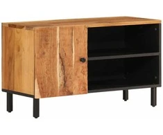 TV staliukas Televizoriaus spintelė, 80x33x46cm, akacijos medienos masyvas