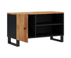 TV staliukas Televizoriaus spintelė, 80x33x46cm, akacija/apdirbta mediena