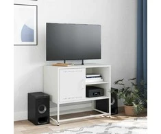 TV staliukas Televizoriaus spintelė, alyvuogių, 100,5x39x60,5cm, plienas