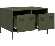 TV staliukas Televizoriaus spintelė, alyvuogių žalia, 68x50x43,5cm, plienas