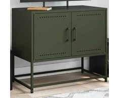 TV staliukas Televizoriaus spintelė, alyvuogių, 68,5x39x60,5cm, plienas