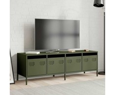 TV staliukas Televizoriaus spintelė, alyvuogių, 135x39x43,5cm, plienas