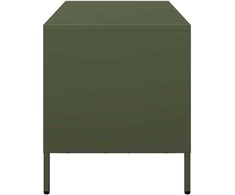 TV staliukas Televizoriaus spintelė, alyvuogių, 101,5x39x43,5cm, plienas