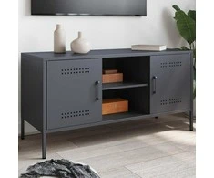 TV staliukas Televizoriaus spintelė, antracito, 100,5x39x50,5cm, plienas