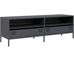 TV staliukas Televizoriaus spintelė, antracito, 135x39x43,5cm, plienas