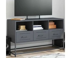 TV staliukas Televizoriaus spintelė, antracito, 100,5x39x60,5cm, plienas