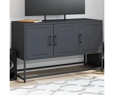 TV staliukas Televizoriaus spintelė, antracito, 100,5x39x60,5cm, plienas