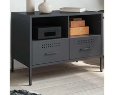 TV staliukas Televizoriaus spintelė, antracito, 68x39x50,5cm, plienas