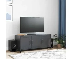 TV staliukas Televizoriaus spintelė, antracito, 100,5x39x43,5cm, plienas