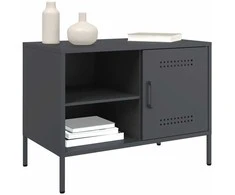 TV staliukas Televizoriaus spintelė, antracito, 68x39x50,5cm, plienas