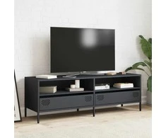 TV staliukas Televizoriaus spintelė, antracito, 135x39x43,5cm, plienas