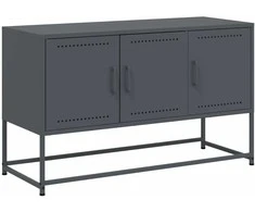 TV staliukas Televizoriaus spintelė, antracito, 100,5x39x60,5cm, plienas