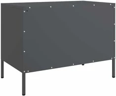 TV staliukas Televizoriaus spintelė, antracito, 68x39x50,5cm, plienas