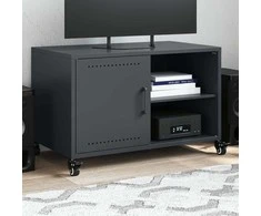 TV staliukas Televizoriaus spintelė, antracito, 68x39x43,5cm, plienas