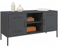TV staliukas Televizoriaus spintelė, antracito, 100,5x39x50,5cm, plienas