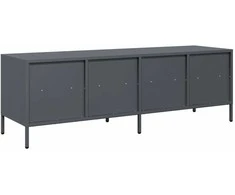 TV staliukas Televizoriaus spintelė, antracito, 135x39x43,5cm, plienas