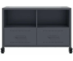 TV staliukas Televizoriaus spintelė, antracito, 68x39x43,5cm, plienas