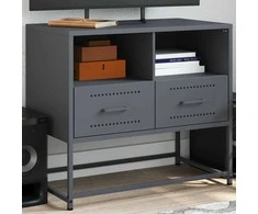 TV staliukas Televizoriaus spintelė, antracito, 68x39x60,5cm, plienas
