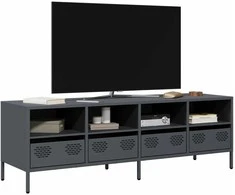 TV staliukas Televizoriaus spintelė, antracito, 135x39x43,5cm, plienas