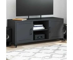 TV staliukas Televizoriaus spintelė, antracito, 100,5x39x43,5cm, plienas