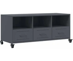 TV staliukas Televizoriaus spintelė, antracito, 100,5x39x43,5cm, plienas