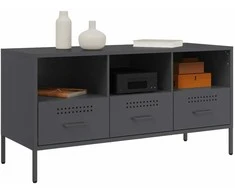 TV staliukas Televizoriaus spintelė, antracito, 100,5x39x50,5cm, plienas