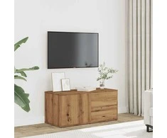 TV staliukas Televizoriaus spintelė, artisano ąžuolo, 80x34x35,5cm, mediena