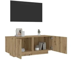 TV staliukas Televizoriaus spintelė, artisano ąžuolo, 100x35x40 cm, mediena