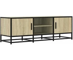 TV staliukas Televizoriaus spintelė, ąžuolo, 120x35x41cm, mediena ir metalas