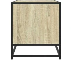 TV staliukas Televizoriaus spintelė, ąžuolo, 91x40x46cm, mediena ir metalas
