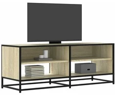 TV staliukas Televizoriaus spintelė, ąžuolo, 120,5x40x46cm, mediena/metalas