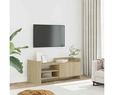 TV staliukas Televizoriaus spintelė, ąžuolo, 100x35x40cm, apdirbta mediena