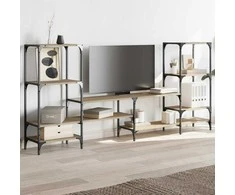 TV staliukas Televizoriaus spintelė, ąžuolo, 206,5x28,5x95cm, mediena