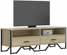 TV staliukas Televizoriaus spintelė, ąžuolo, 122x34x41cm, apdirbta mediena
