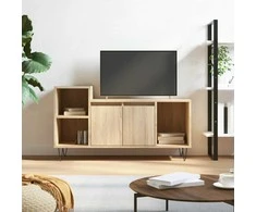 TV staliukas Televizoriaus spintelė, ąžuolo, 100x35x55cm, apdirbta mediena