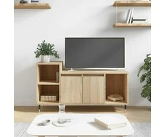 TV staliukas Televizoriaus spintelė, ąžuolo, 100x35x55cm, apdirbta mediena