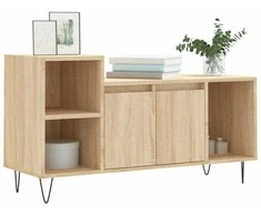 TV staliukas Televizoriaus spintelė, ąžuolo, 100x35x55cm, apdirbta mediena