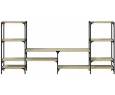 TV staliukas Televizoriaus spintelė, ąžuolo, 206,5x28,5x95cm, mediena