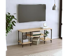 TV staliukas Televizoriaus spintelė, ąžuolo, 102x35x45,5cm, apdirbta mediena