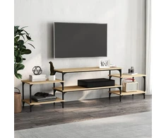 TV staliukas Televizoriaus spintelė, ąžuolo, 197x35x52cm, apdirbta mediena