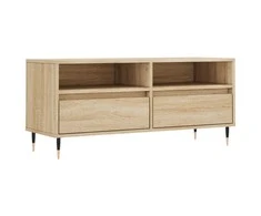 TV staliukas Televizoriaus spintelė, ąžuolo, 100x34,5x44,5cm, mediena