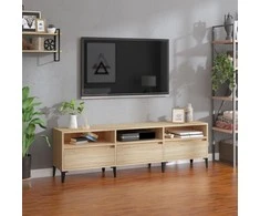 TV staliukas Televizoriaus spintelė, ąžuolo, 150x30x44,5cm, apdirbta mediena