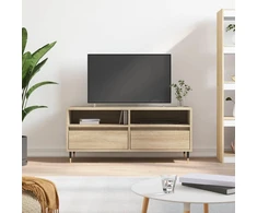 TV staliukas Televizoriaus spintelė, ąžuolo, 100x34,5x44,5cm, mediena
