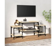 TV staliukas Televizoriaus spintelė, ąžuolo, 117x35x52cm, apdirbta mediena