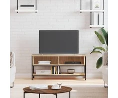 TV staliukas Televizoriaus spintelė, ąžuolo, 100x35x45cm, apdirbta mediena