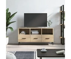 TV staliukas Televizoriaus spintelė, ąžuolo, 102x36x50cm, apdirbta mediena